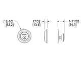 Baldwin Estate 8232 Double Cylinder Traditional Deadbolt