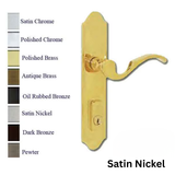 G-U Capri Handle & 45mm Plate, Active, Keyed with Thumbturn (Handle Above Cylinder), 854-15764