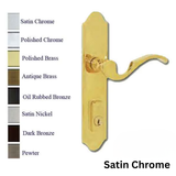 G-U Capri Handle & 45mm Plate, Active, Keyed with Thumbturn (Handle Above Cylinder) , 854-15763