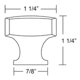 Emtek Freestone 1 1/2 Inch Cabinet Knob - 86451