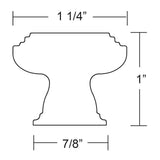 Emtek Midvale 1 3/4 Inch Cabinet Knob - 86466