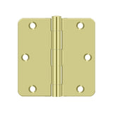 3-1/2" x 3-1/2" x 1/4" Radius Hinge, Residential Thickness