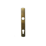 HOPPE CONTEMPORARY EXTERIOR BACKPLATE M216N FOR ACTIVE HANDLESETS - ANTIQUE BRASS
