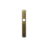 HOPPE CONTEMPORARY EXTERIOR BACKPLATE M216N FOR INACTIVE HANDLESETS - ANTIQUE BRASS