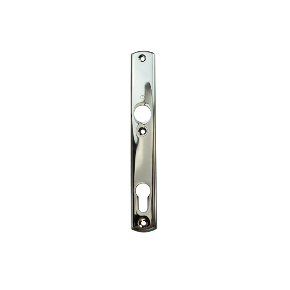 HOPPE CONTEMPORARY INTERIOR BACKPLATE M216N FOR ACTIVE/INACTIVE HANDLESETS - POLISHED CHROME