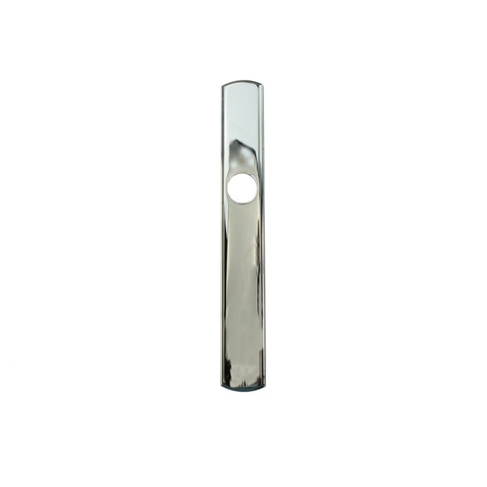 HOPPE CONTEMPORARY EXTERIOR BACKPLATE M216N FOR INACTIVE HANDLESETS - POLISHED CHROME