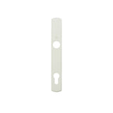 HOPPE CONTEMPORARY EXTERIOR BACKPLATE M216N FOR ACTIVE HANDLESETS - PURE WHITE