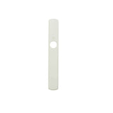 HOPPE CONTEMPORARY EXTERIOR BACKPLATE M216N FOR INACTIVE HANDLESETS - PURE WHITE