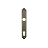 HOPPE TRADITIONAL INTERIOR BACKPLATE M374N FOR ACTIVE/INACTIVE HANDLESETS - OIL-RUBBED BRASS