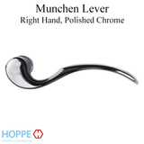 Munchen Lever Handle for Right Handed Multipoint Lock Handlesets - Polished Chrome ,8751515
