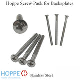 Hoppe Screw Pack for Backsplates, 3-pack - Polished Chrome