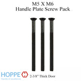 M5 x 70 Hoppe Screw Pack for 2-3/8 Inch Door - Oil-Rubbed Brass