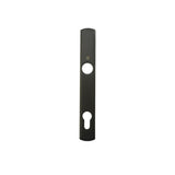 HOPPE CONTEMPORARY EXTERIOR BACKPLATE M216N FOR ACTIVE HANDLESETS - MATTE BLACK