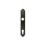 HOPPE TRADITIONAL INTERIOR BACKPLATE M374N FOR ACTIVE/INACTIVE HANDLESETS - MATTE BLACK