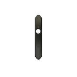 HOPPE TRADITIONAL EXTERIOR BACKPLATE M374N FOR INACTIVE HANDLESETS - MATTE BLACK