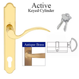MUNCHEN ACTIVE HANDLE SET M112PL / 374N - ANTIQUE BRASS , 8763123