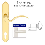 Handleset In-Active M112PL/374 - Brushed Chrome, 8766019