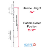 Hoppe 16mm Manual Gear, 45/92, Roller @ 29.53", 1" D/B - 8778223