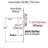 Hoppe 16mm Auto Gear, 45/92, Roller @ 29.53", 1/2" D/B - 8778307