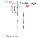 Hoppe 16mm Hoppe Manual Gear, 35/92 Shootbolt, 1" D/B
