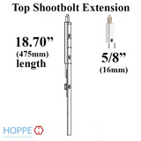 HOPPE 16mm Manual Top Extension, Shootbolt 18.70