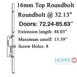 Hoppe 16mm Manual Top Extension, Roundbolt @ 32.13", 48.03" Length - 8778663
