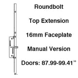 HOPPE 16mm Manual Top Extension, Roundbolt @ 47.87", 61.81" Length - 8778671