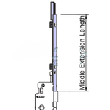 HOPPE Roller Shootbolt Middle Extension - 8778823