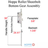 16mm Manual Gear, 35/92, Roller-Shootbolt, Roller @ 24.41