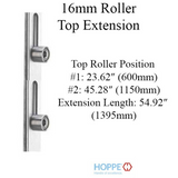 HOPPE 16mm Manual 4 Roller Top Extension, Rollers @ 23.62 and 45.28
