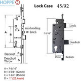 Hoppe 16mm Manual Gear, 45/92, Roller @ 15.75" & 29.53" - 8778895