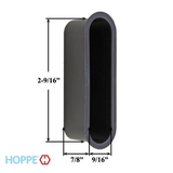 HOPPE Latch and Deadbolt Dust Cap - Black, 8786547