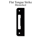 Blemished - Strike Plate, PT0002N, Flat Tongue 1.30 x 4.57 - Matte Black