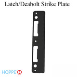 Latch &amp; Deadbolt Strike Plate, 1.74 x 8.82 Curved Lip - Oil Rubbed Brass