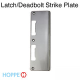 Strike Plate, PC0024N, Extra Wide Latch &amp; Deadbolt 2.94 x 8.82 - Stainless