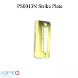 Strike Plate, PS0013N, Double Shootbolt 1.61 x 3.75 -Brass.