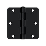 3-1/2" x 3-1/2" x 1/4" Radius Hinge, Residential Thickness