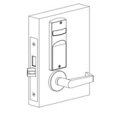 Accentra (formerly Yale)  AUR 8862FL Privacy, Bedroom, or Bath Mortise Lock with Single Indicator Outside, Augusta Lever, Standard Rose