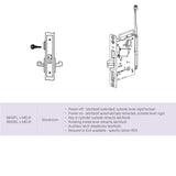 Accentra (formerly Yale)  AUR 8805FL MELR Storeroom Mortise Lock with Motorized Electric Latch Retraction, Augusta Lever, Standard Rose