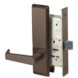 Accentra (formerly Yale)  AUCN 8828FL Exit or Communicating Mortise Lock with Augusta Lever, CN Escutcheon