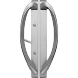 88300017MG Rockwell Modena Contemporary Sliding Patio Door Handle in Misty Gray