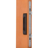 88320004TB- Rockwell Sarasota Custom Sliding Door Handleset with Exterior Finger Pull in Tuscan Bronze Finish