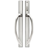 88350033 ROCKWELL LAGUNA CONTEMPORARY PRIVACY SLIDING PATIO DOOR HANDLE IN BRUSHED NICKEL FINISH