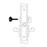 Accentra (formerly Yale)  AUR 8862FL Privacy, Bedroom, or Bath Mortise Lock with Augusta Lever, Standard Rose