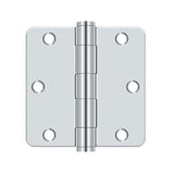 3-1/2" x 3-1/2" x 1/4" Radius Hinge, HD