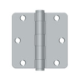 3-1/2" x 3-1/2" x 1/4" Radius Hinge, HD