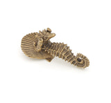 Schaub Nature - Solid Brass Pendant Seahorse in Estate Dover Finish - 1-1/4