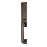 Emtek 4818 Davos Single Cylinder Entrance Handleset - Brass Tubular