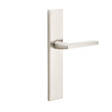 Emtek 8043 STRETTO Narrow Trim Lockset, 1-1/2" x 11" Modern Rectangular Non-Keyed, Brass Tubular, Dummy Single Sided