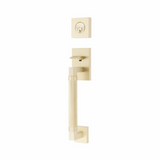 Emtek 4209 Hercules Knurled Full Length Dummy Set Entrance Handleset - Brass Tubular